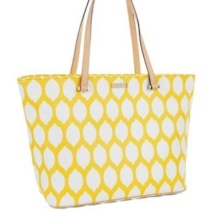 Kate Spade Lemon Yellow Francis Tote